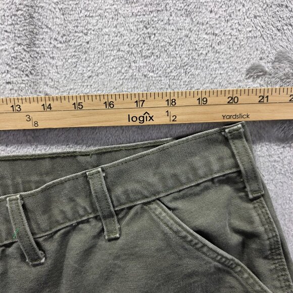 Carhartt B11 MOS Pants Mens 44x30 Green Workwear Original Fit Utility Cotton - Picture 7 of 10